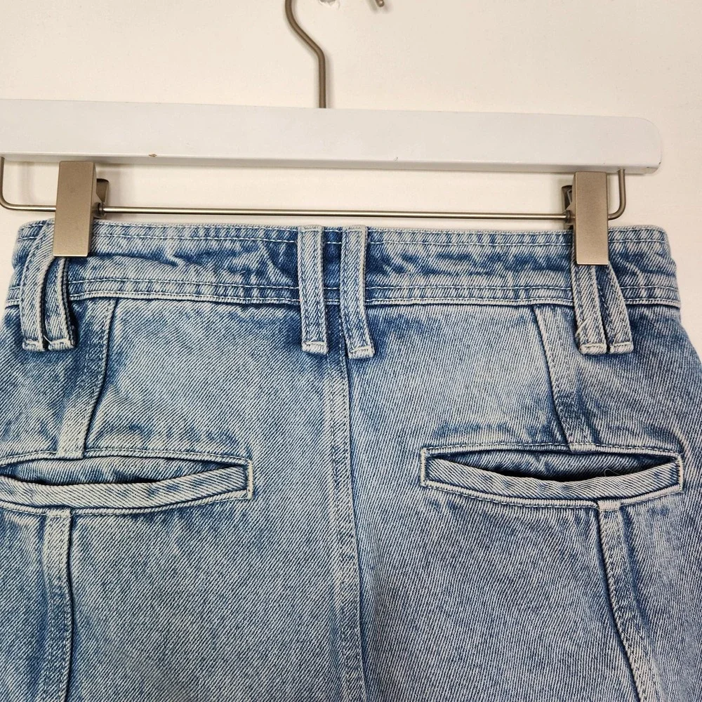 IRO Jeans Womens 34 US‎ 2 Blue Orionis Tapered Leg Front Seam Denim Pants